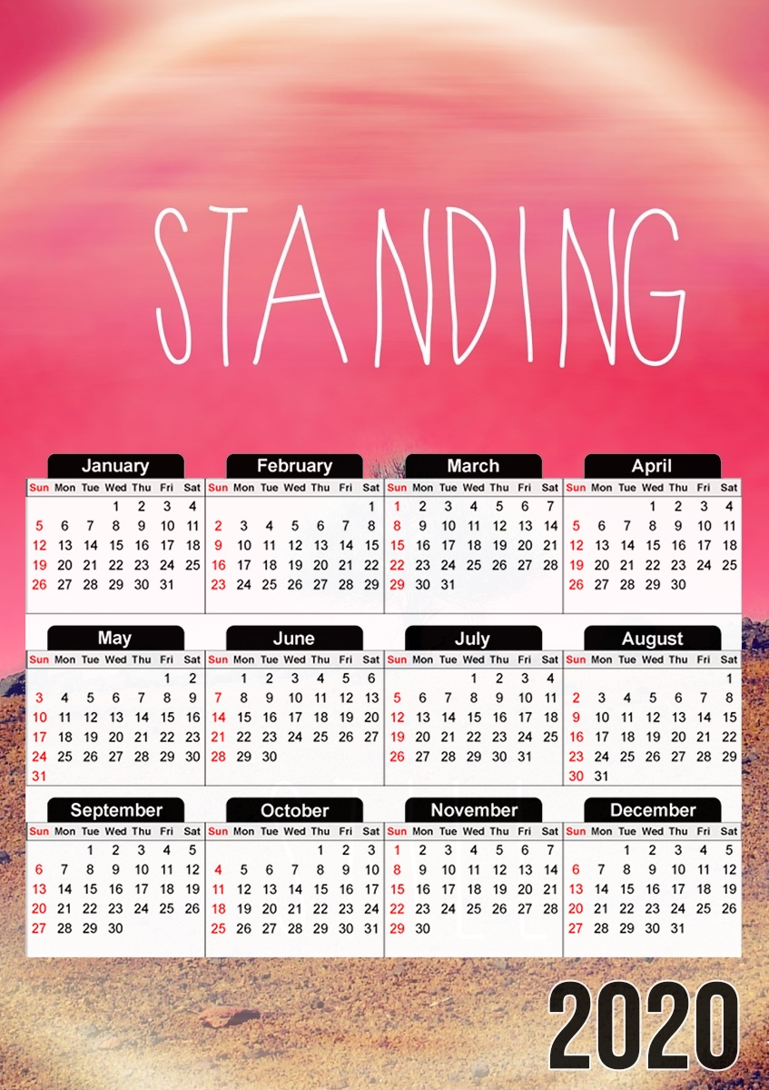  Standing Still para A3 Photo Calendar 30x43cm