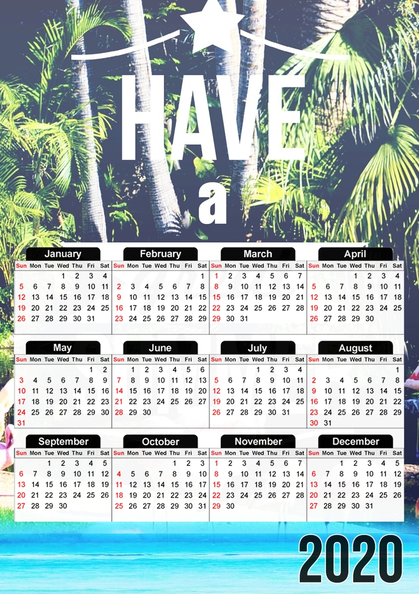  Summ!  para A3 Photo Calendar 30x43cm