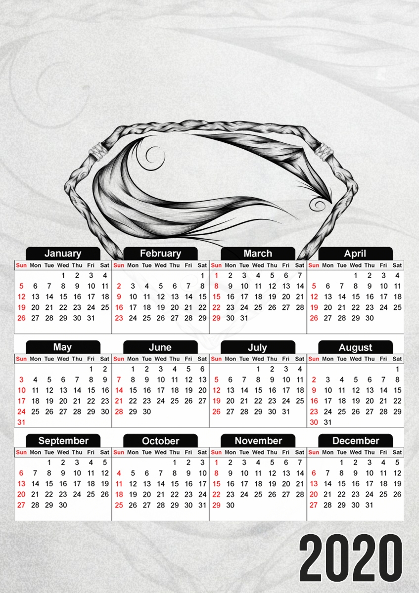  Super Feather para A3 Photo Calendar 30x43cm