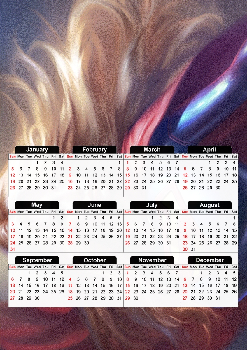  Supergirl para A3 Photo Calendar 30x43cm