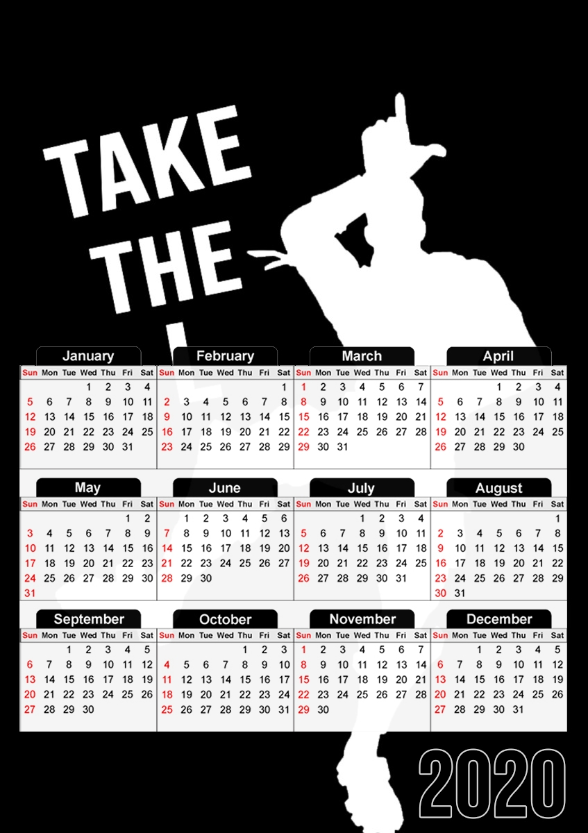  Take The L Fortnite Celebration Griezmann para A3 Photo Calendar 30x43cm