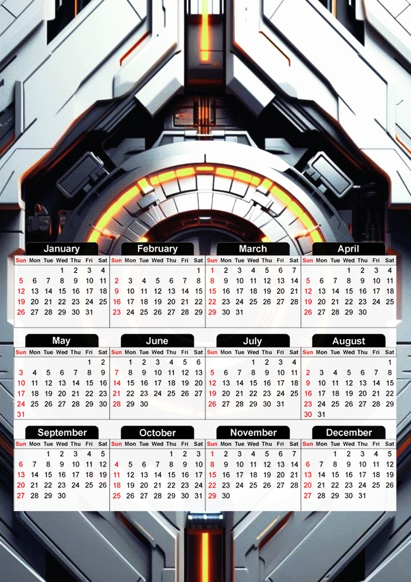  Tech Screen Media V2 para A3 Photo Calendar 30x43cm