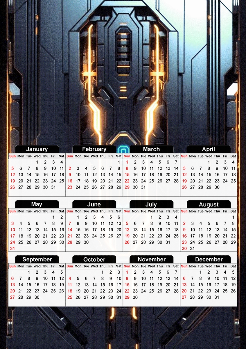  Tech Screen Media V5 para A3 Photo Calendar 30x43cm