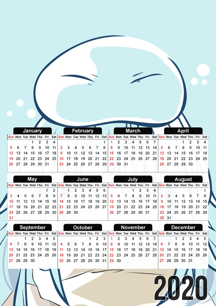  Tensura Smile bubble para A3 Photo Calendar 30x43cm