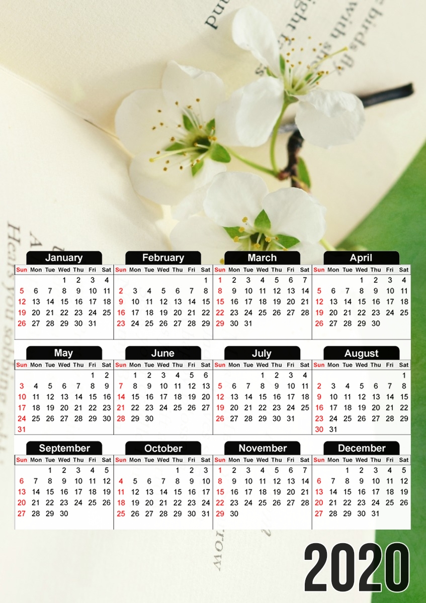  The Blossom para A3 Photo Calendar 30x43cm