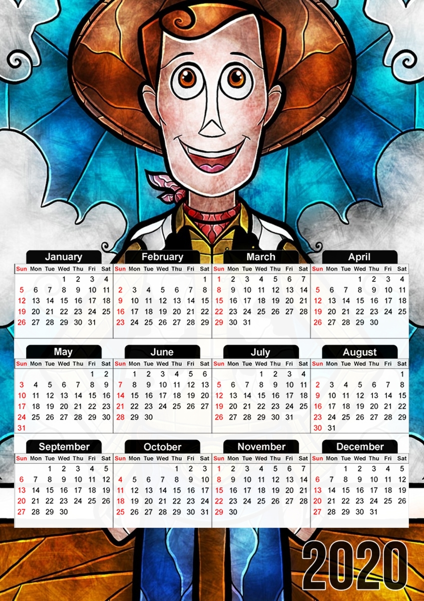  The Cowboy para A3 Photo Calendar 30x43cm