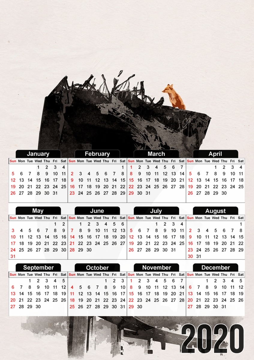  The last of us para A3 Photo Calendar 30x43cm