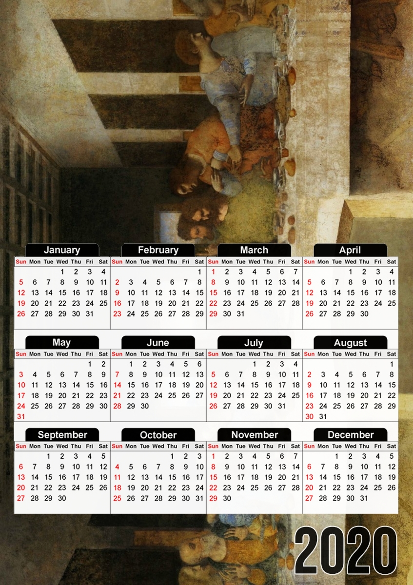  The Last Supper Da Vinci para A3 Photo Calendar 30x43cm