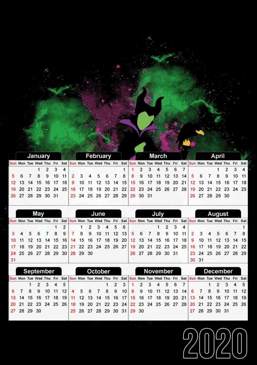  The Malefic para A3 Photo Calendar 30x43cm