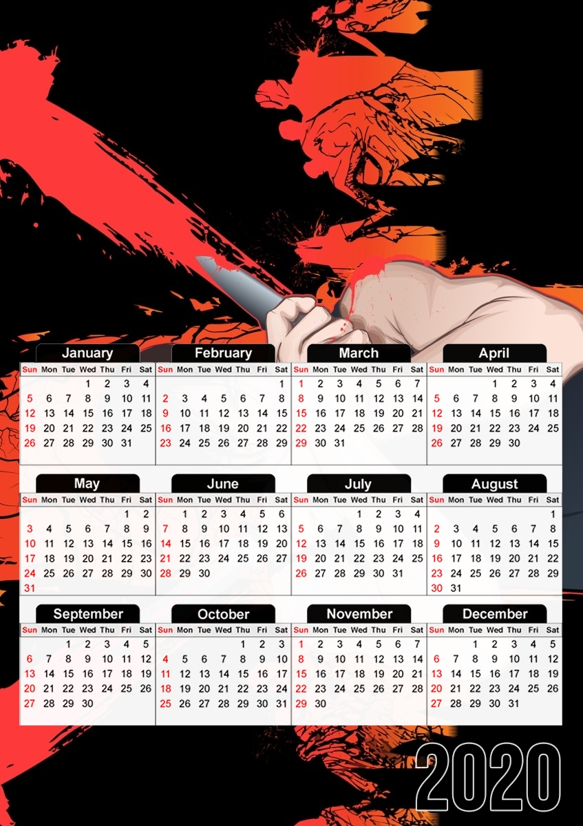  The Walking Dead: Daryl Dixon para A3 Photo Calendar 30x43cm