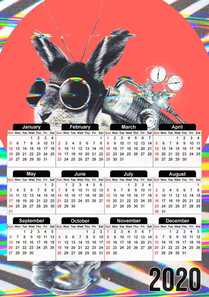  Time Traveler para A3 Photo Calendar 30x43cm