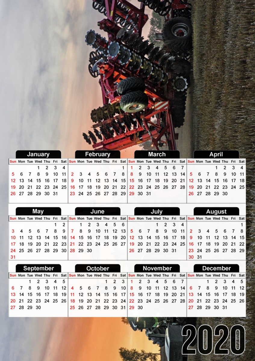  Fendt Tractor para A3 Photo Calendar 30x43cm