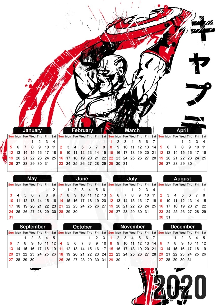  Traditional Captain para A3 Photo Calendar 30x43cm