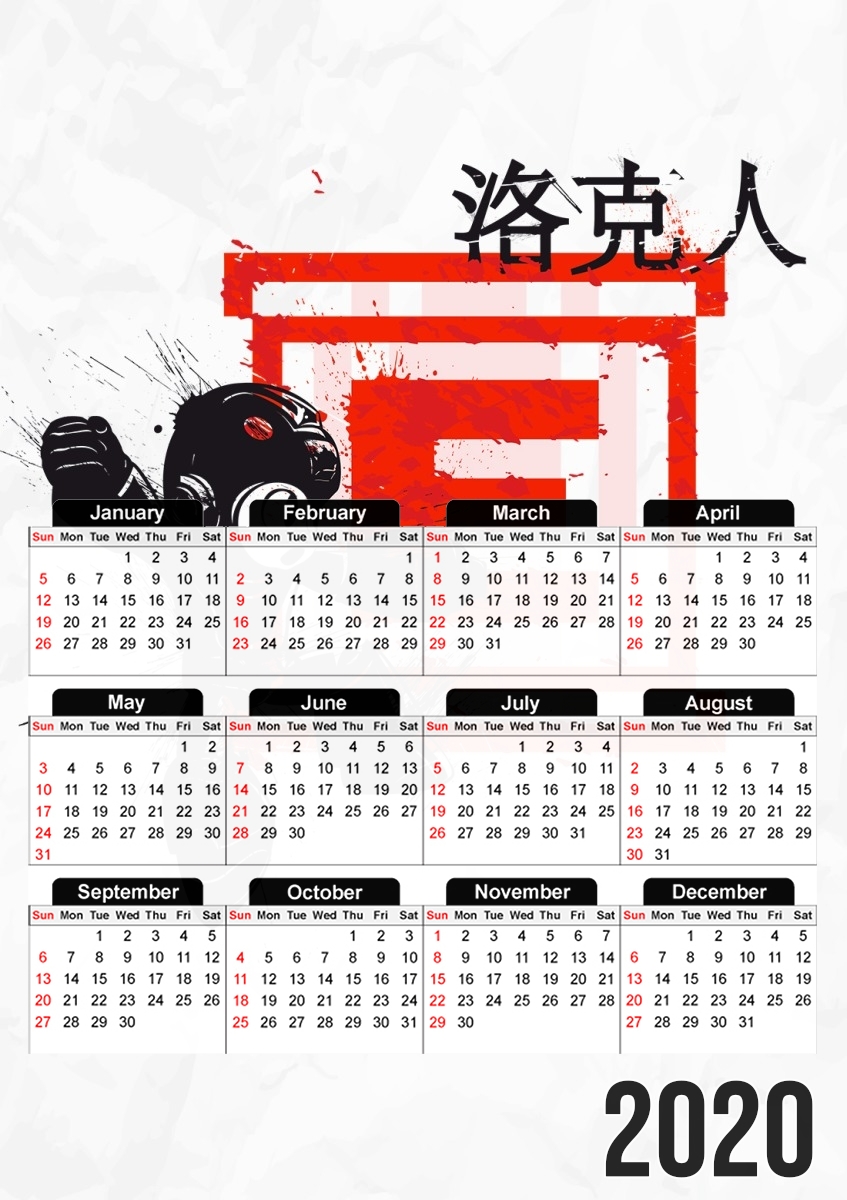  Traditional Robot para A3 Photo Calendar 30x43cm