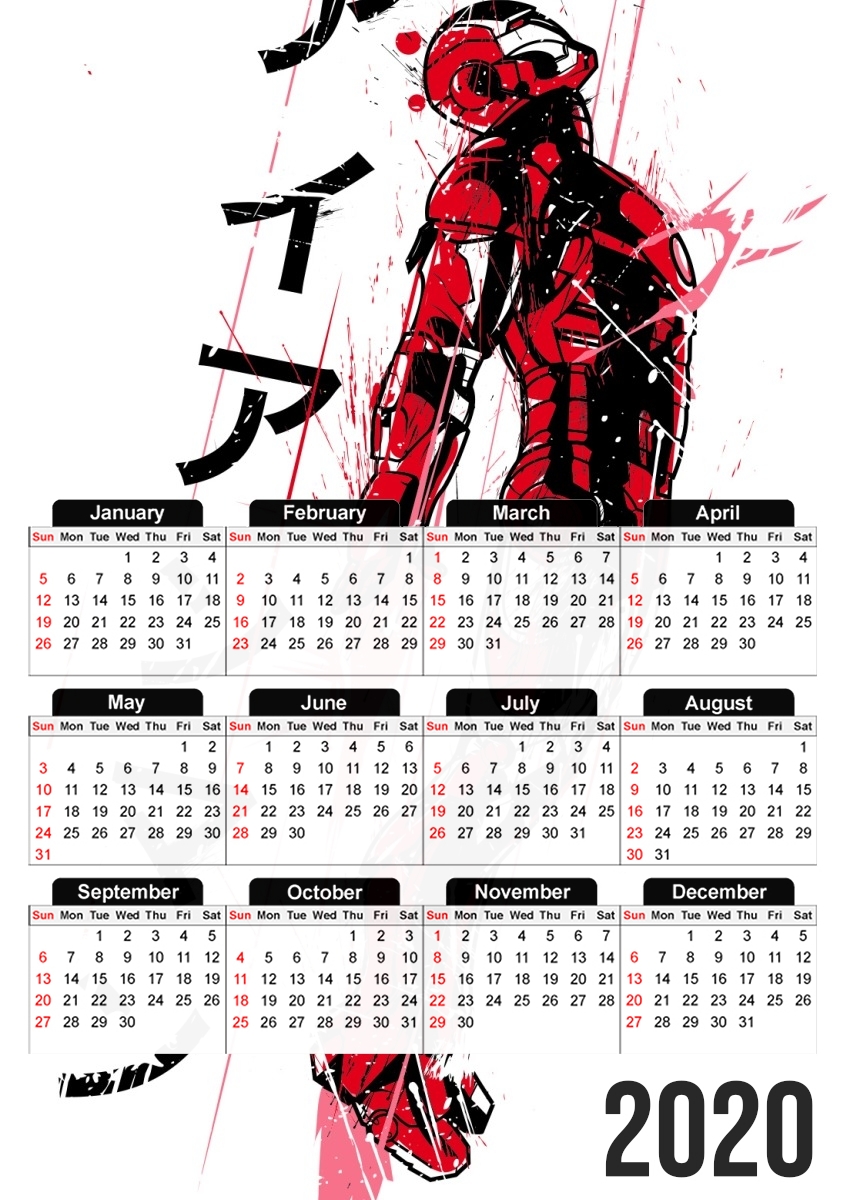  Traditional Stark para A3 Photo Calendar 30x43cm