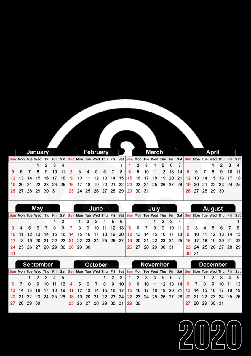  Triskel Symbole para A3 Photo Calendar 30x43cm