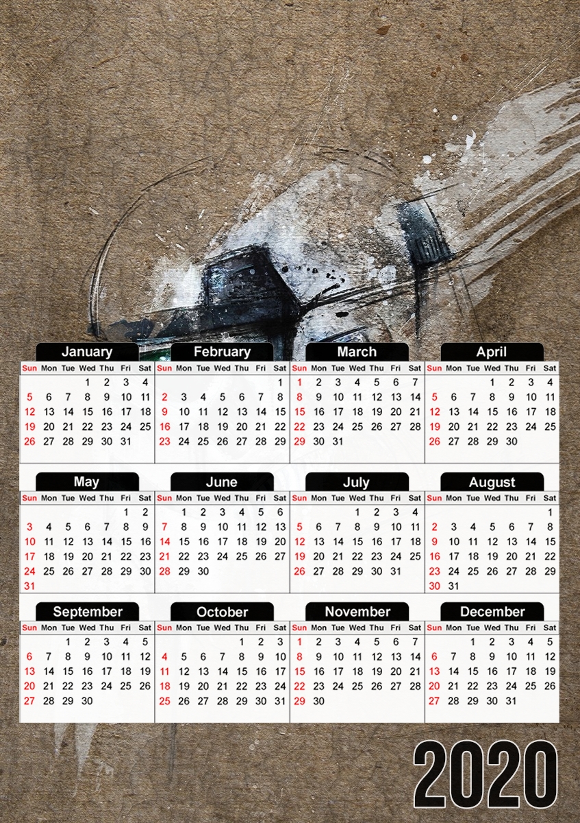  Trooper streaks para A3 Photo Calendar 30x43cm