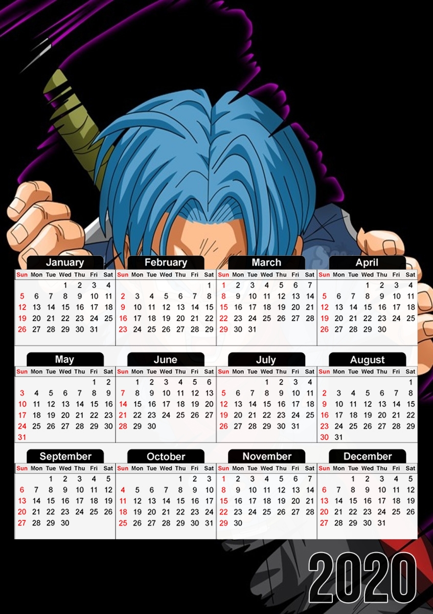  Trunks is coming para A3 Photo Calendar 30x43cm