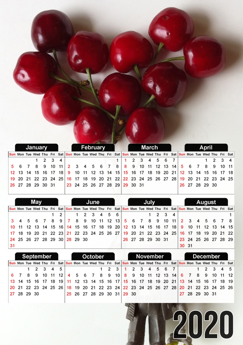  Up Cherries para A3 Photo Calendar 30x43cm