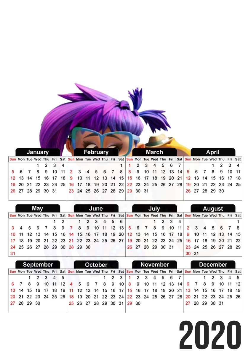  Vivo the music start para A3 Photo Calendar 30x43cm