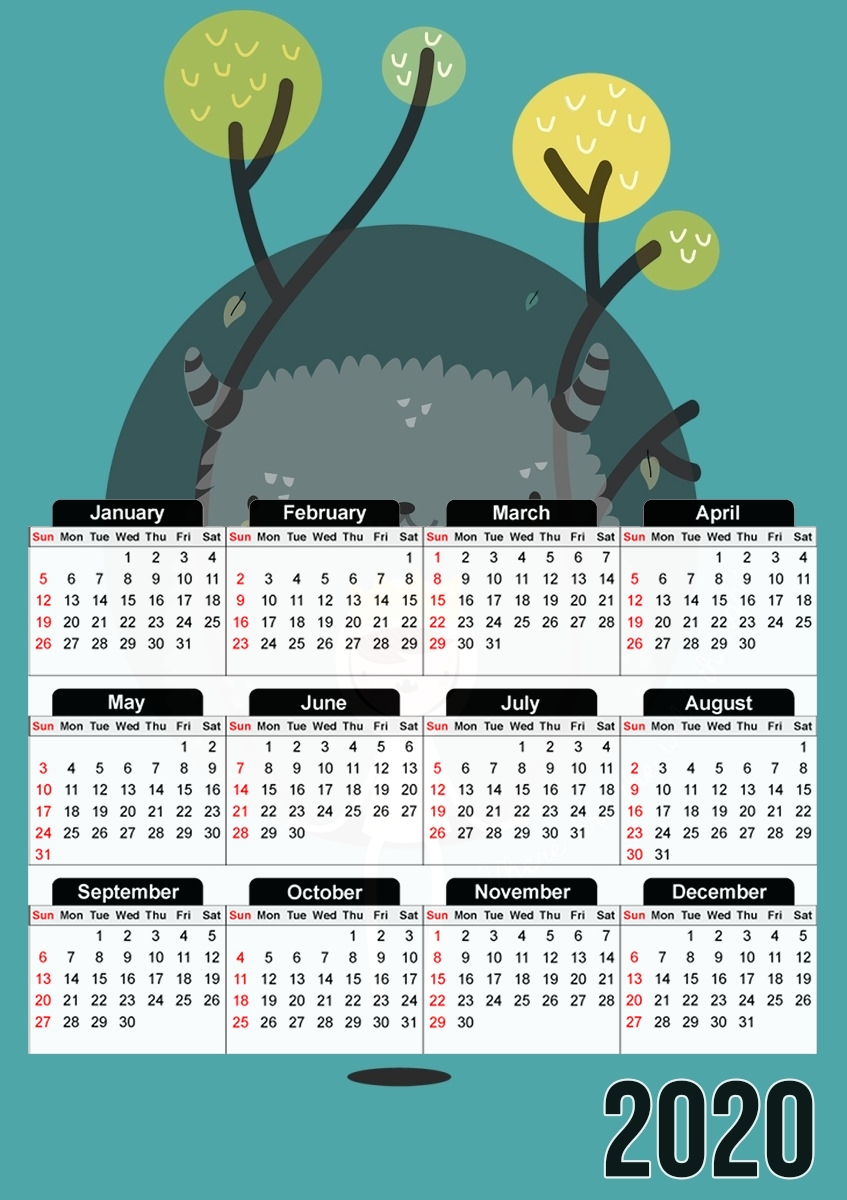  Where the wild things are para A3 Photo Calendar 30x43cm