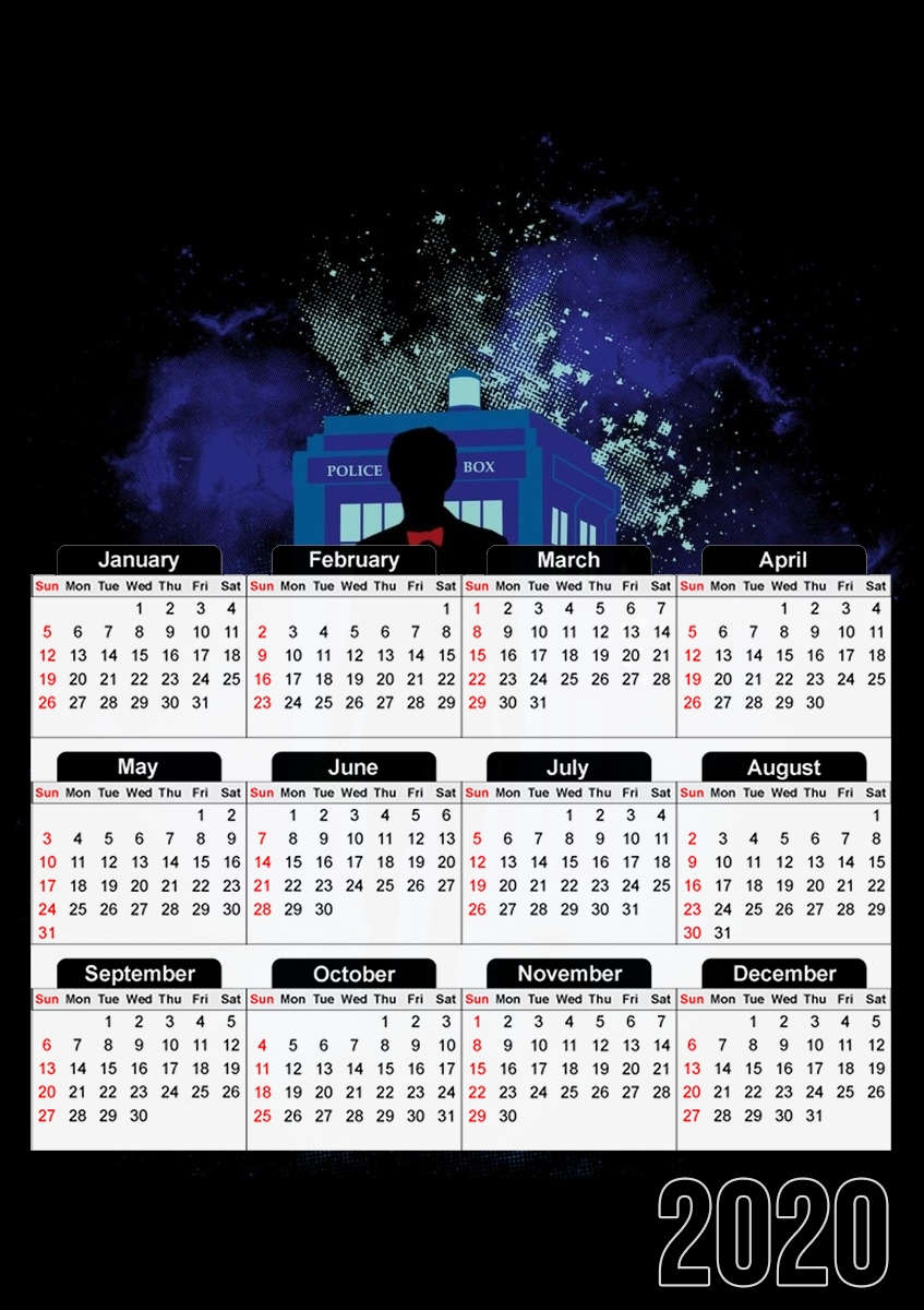  Who Space para A3 Photo Calendar 30x43cm