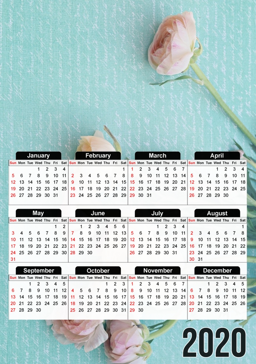  XoXo para A3 Photo Calendar 30x43cm