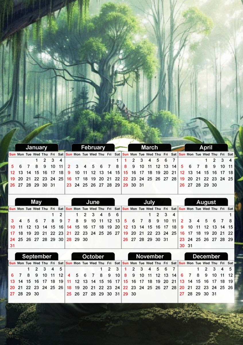  Yoda Master  para A3 Photo Calendar 30x43cm