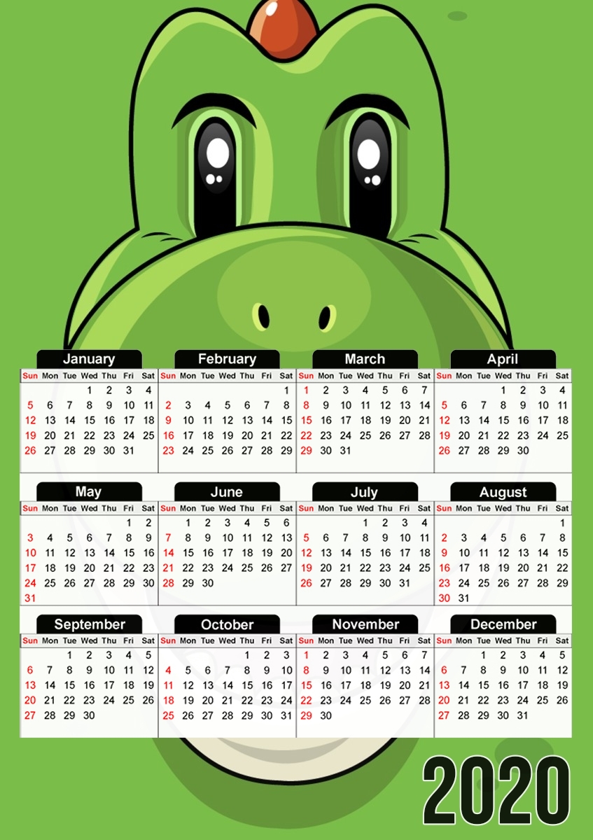  Yoshii Face para A3 Photo Calendar 30x43cm