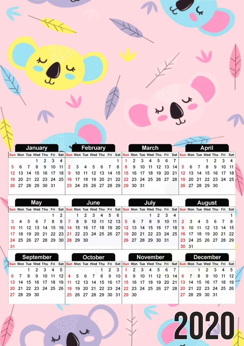  You cant stop Koala para A3 Photo Calendar 30x43cm