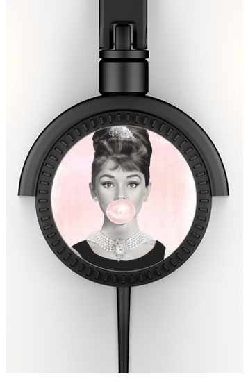  Audrey Hepburn bubblegum para Auriculares estéreo