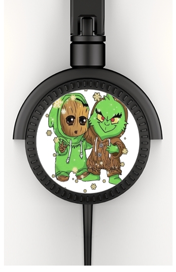  Baby Groot and Grinch Christmas para Auriculares estéreo