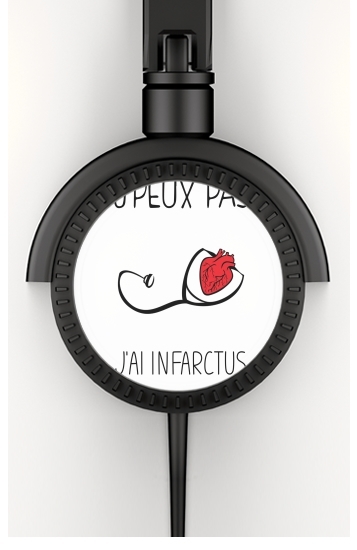  Je peux pas jai infarctus Maladie du coeur para Auriculares estéreo