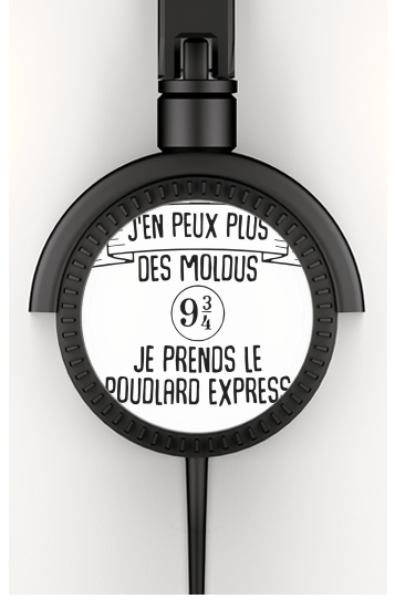  Jen peux plus des moldus je prends le poudlard express para Auriculares estéreo