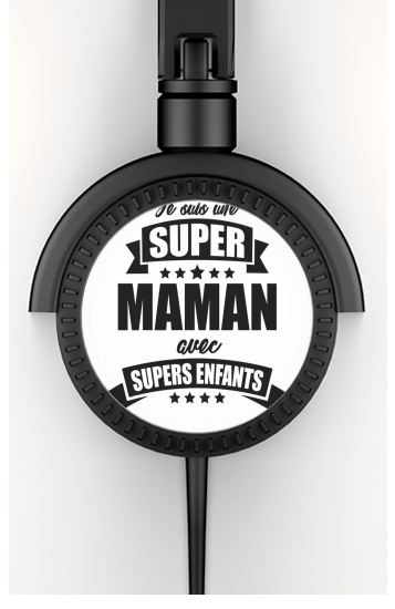  Super maman avec super enfants para Auriculares estéreo