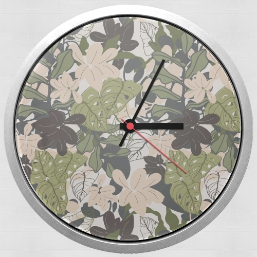  BOHEMIAN TROPICAL FOLIAGE para Reloj de pared