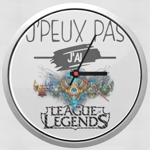  Je peux pas jai league of legends para Reloj de pared