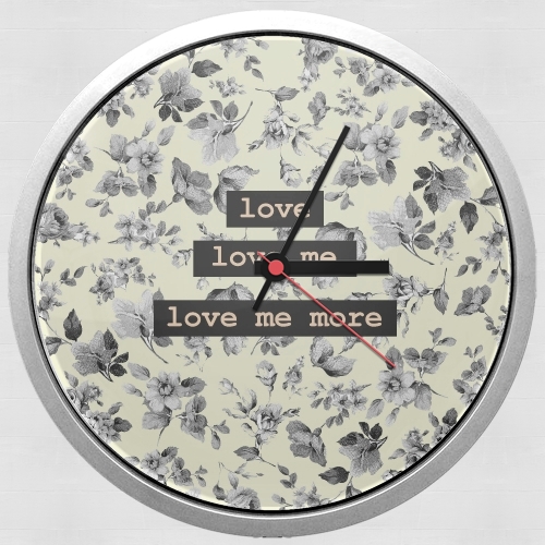  love me more para Reloj de pared