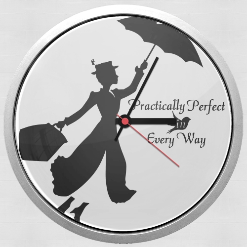  Mary Poppins Perfect in every way para Reloj de pared
