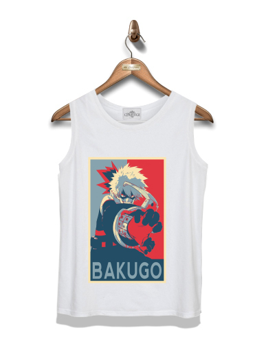  Bakugo Katsuki propaganda art para Tapa del tanque del niño