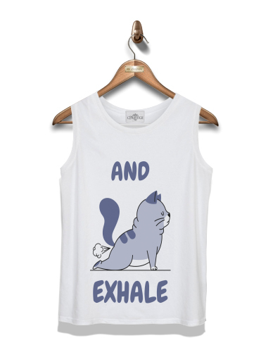  Cat Yoga Exhale para Tapa del tanque del niño