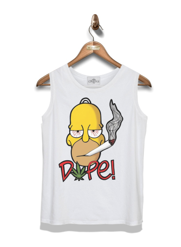  Homer Dope Weed Smoking Cannabis para Tapa del tanque del niño