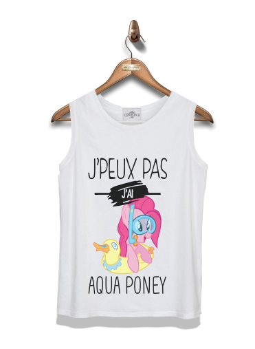  Je peux pas jai aqua poney girly para Tapa del tanque del niño