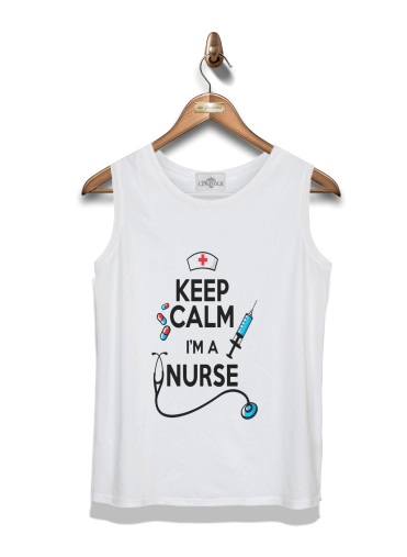  Keep calm I am a nurse para Tapa del tanque del niño