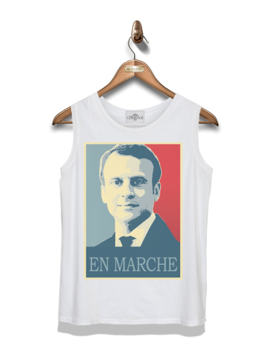  Macron Propaganda En marche la France para Tapa del tanque del niño