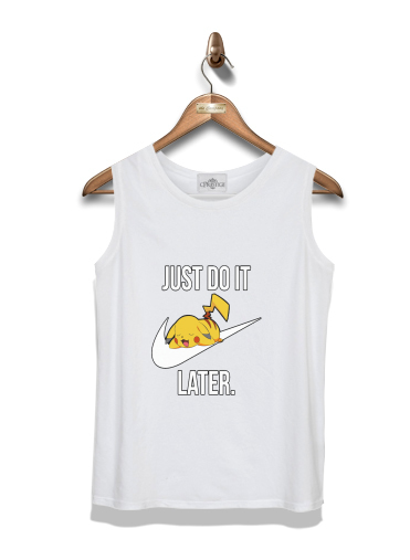  Nike Parody Just Do it Later X Pikachu para Tapa del tanque del niño