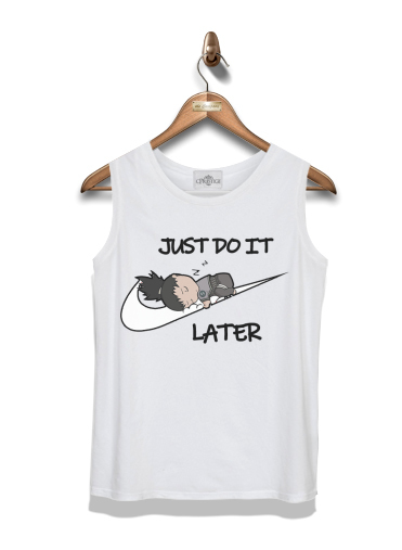  Nike Parody Just do it Later X Shikamaru para Tapa del tanque del niño