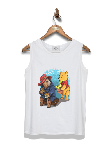  Paddington x Winnie the pooh para Tapa del tanque del niño