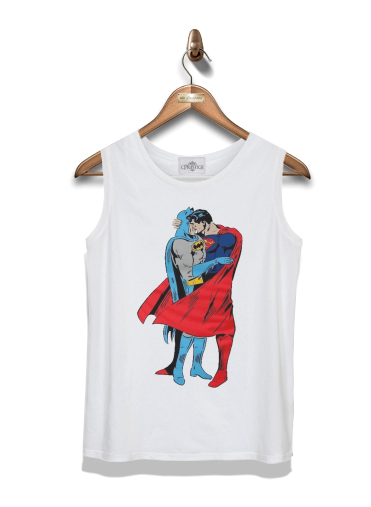  Superman And Batman Kissing For Equality para Tapa del tanque del niño