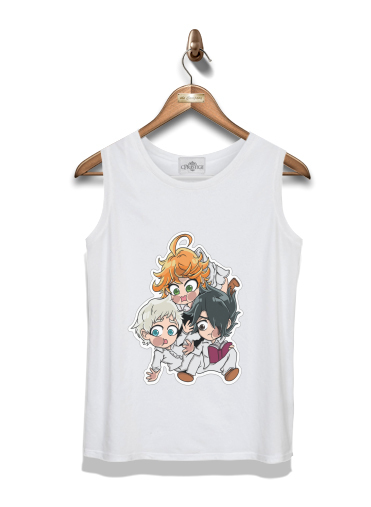  The Promised Neverland - Emma, Ray, Norman Chibi para Tapa del tanque del niño